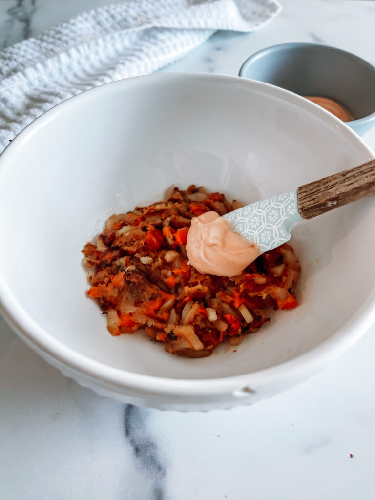 spicy "tuna" ingredients