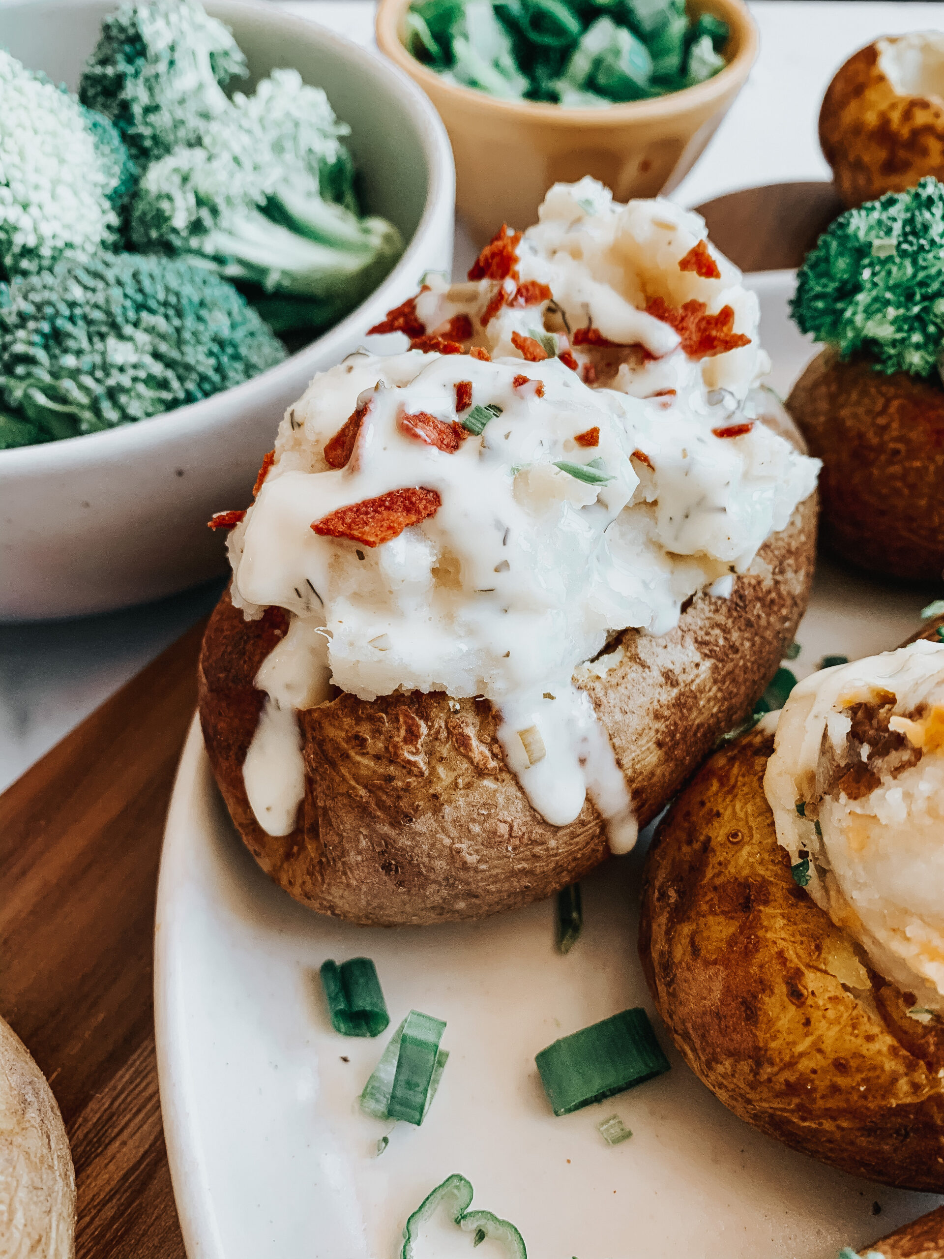 Gluten Free Baked Potato (dairy free, vegan)