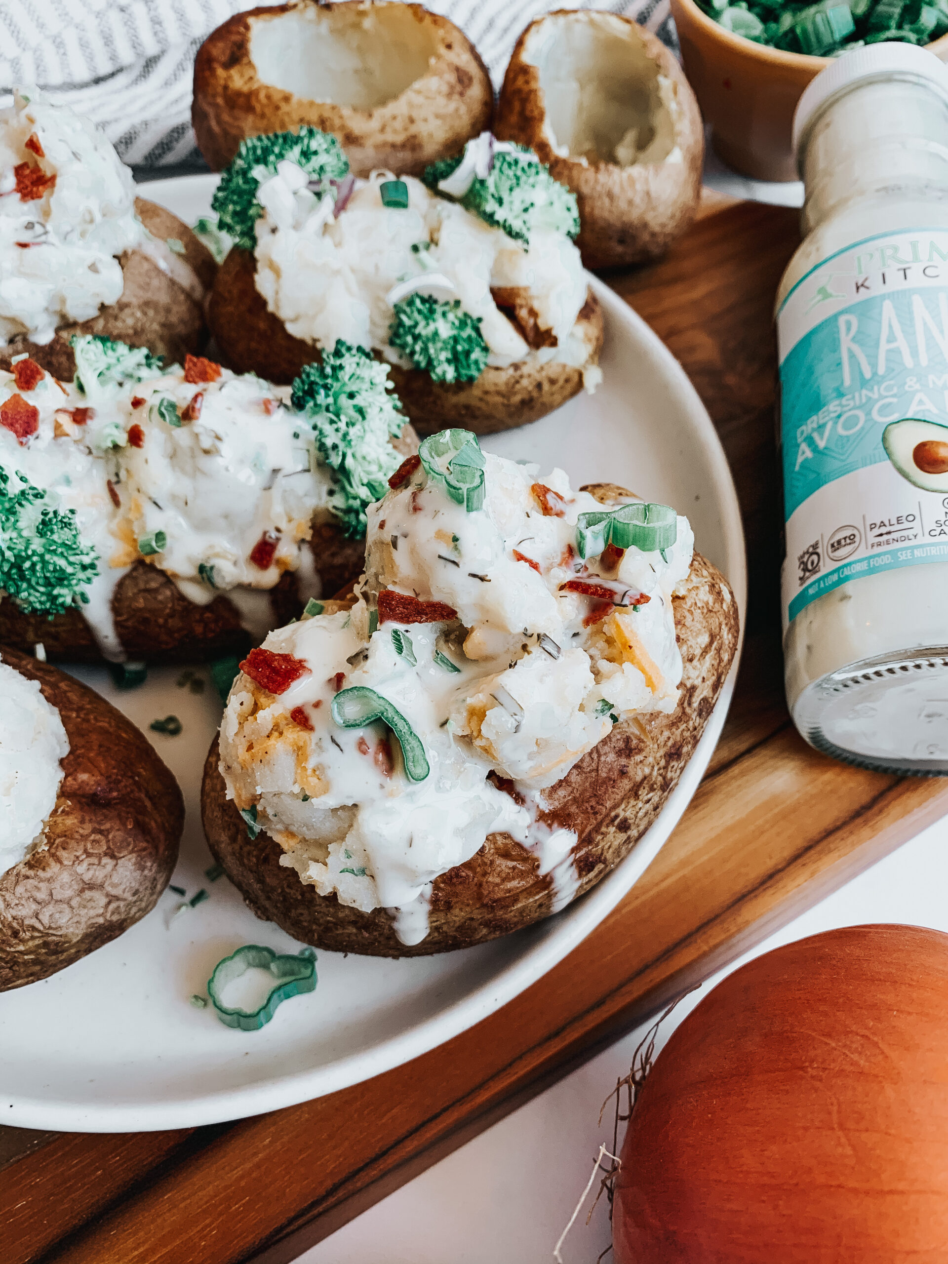 Gluten Free Baked Potato (dairy free, vegan)