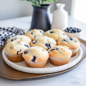 blueberry muffin from pancake mix