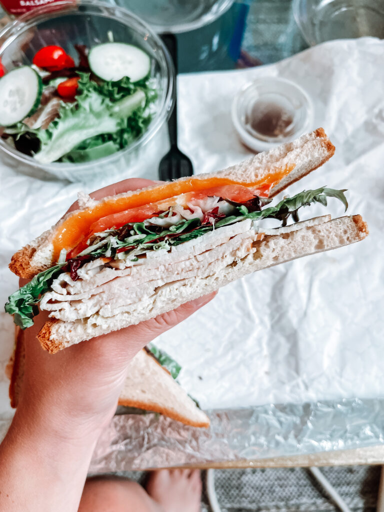 gluten free turkey sandwich