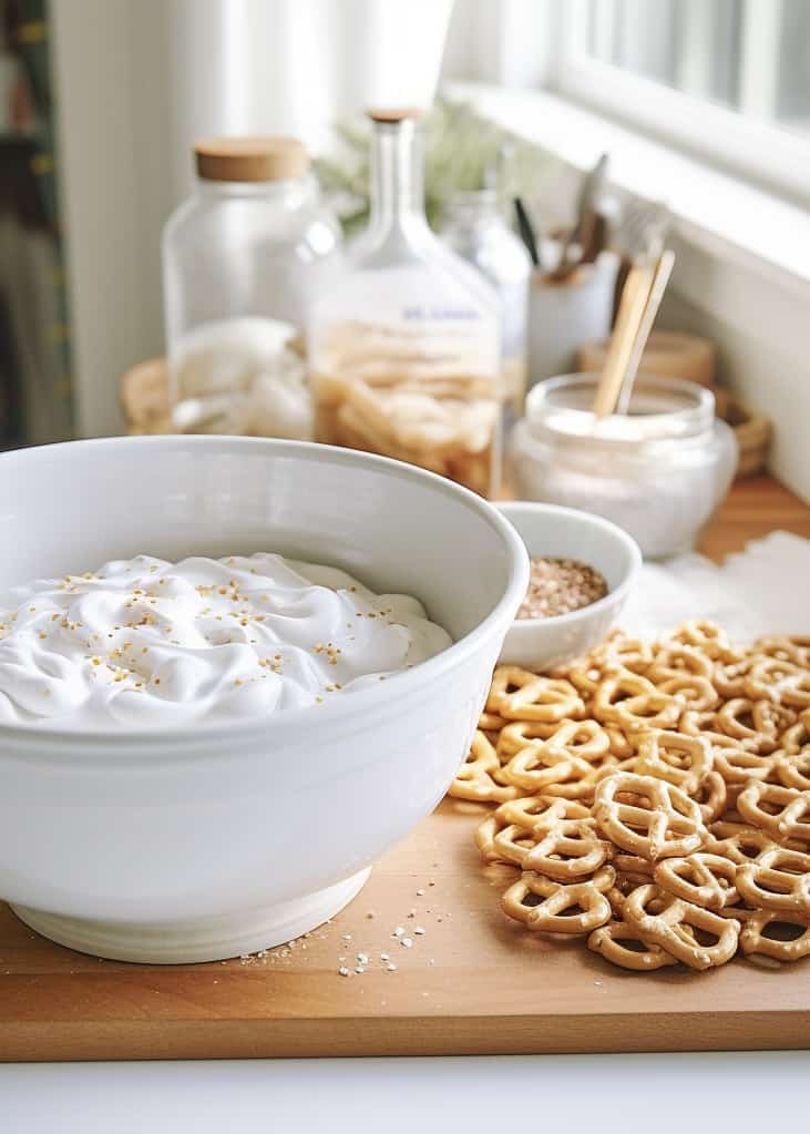 greek yogurt covered pretzels