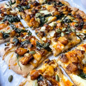 Sweet Fall Pizza with Pumpkin Seeds Recipe (Gluten Free)