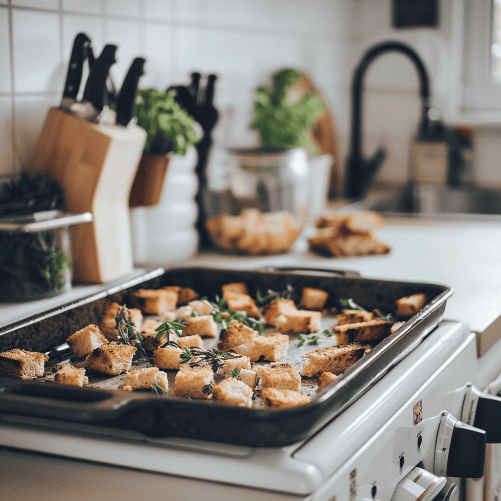 easy vegan croutons