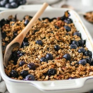 vegan blueberry cobbler