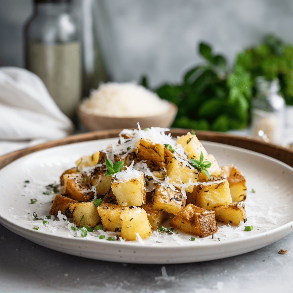 crispy crunchy Parmesan Potatoes