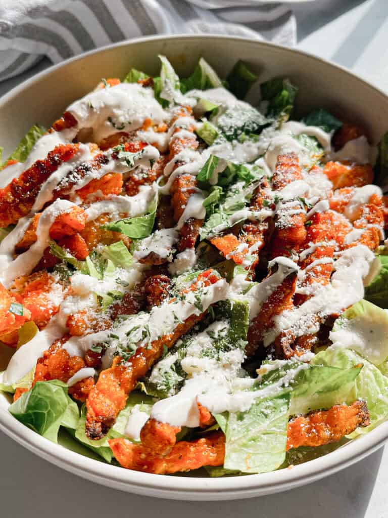 Crispy Vegan Caesar Salad Recipe (Gluten Free)