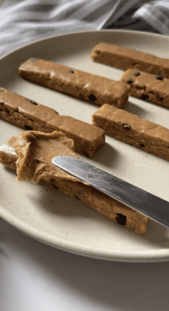 peanut butter chocolate chip protein bars base with peanut butter