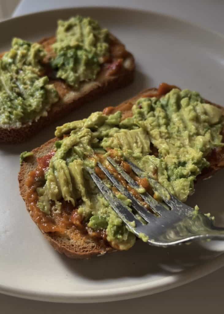 feta avocado toast