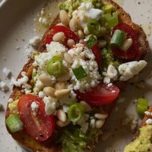 feta avocado toast