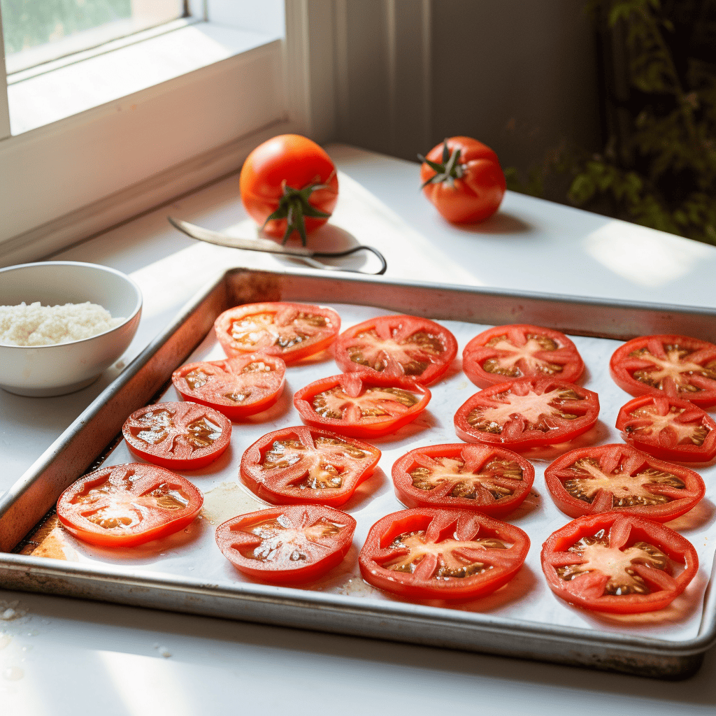 Upside Down Tomato Tart, Tomato Tart