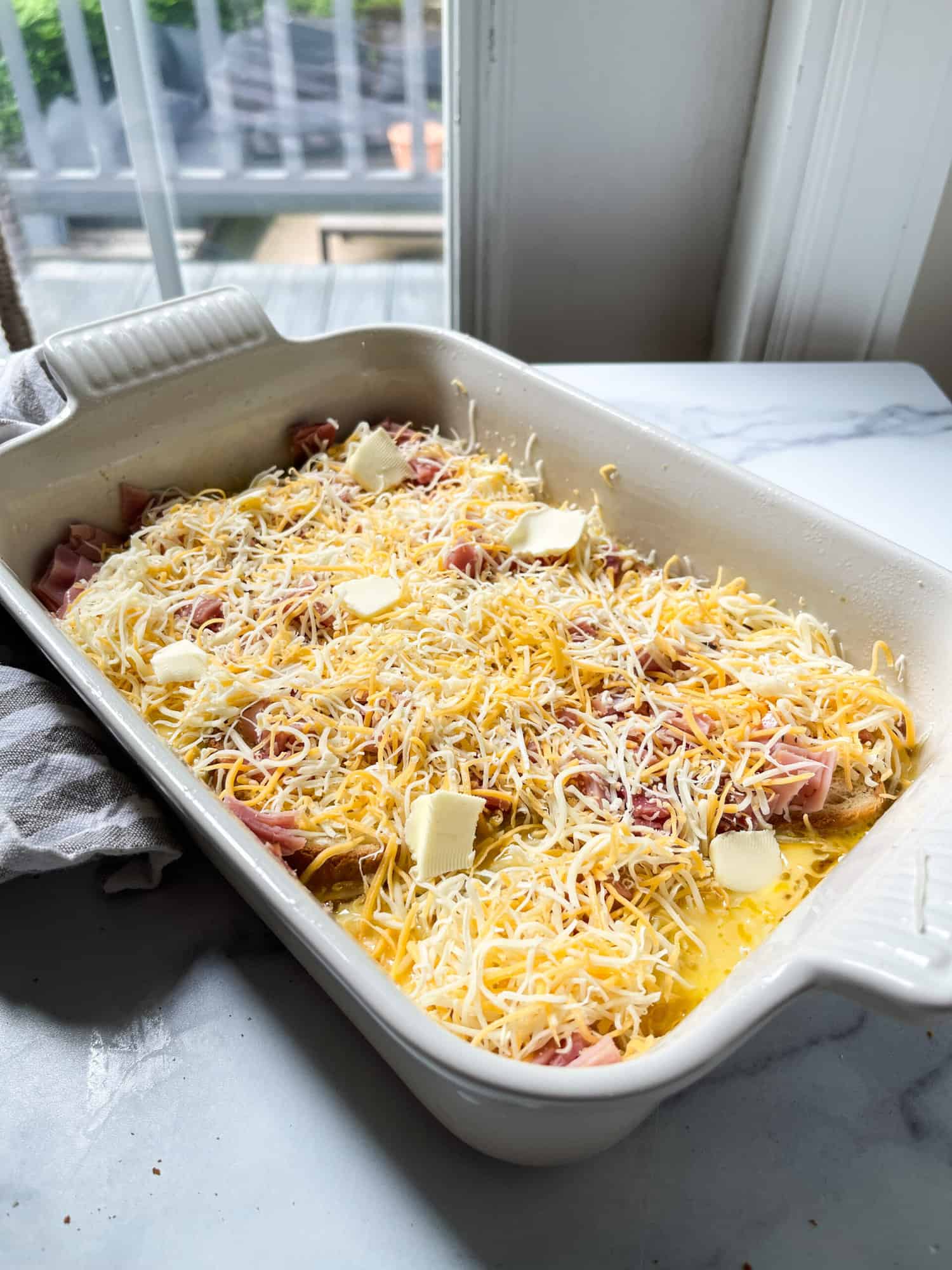 Dairy Free Breakfast Casserole with bread (gluten free)