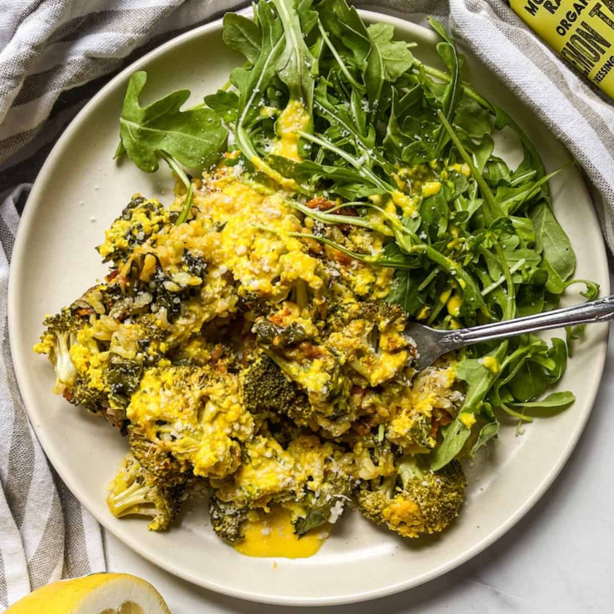 Vegan Broccoli Rice Casserole (gluten free)