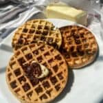 vegan gluten free chocolate chip waffles