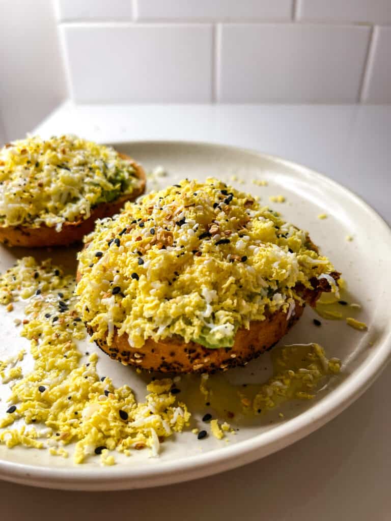 Grated Egg Toast