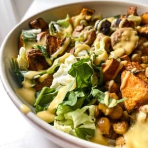 Spinach Salad with Sweet potato