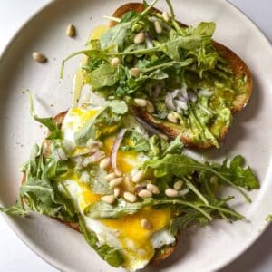 poached egg avocado toast