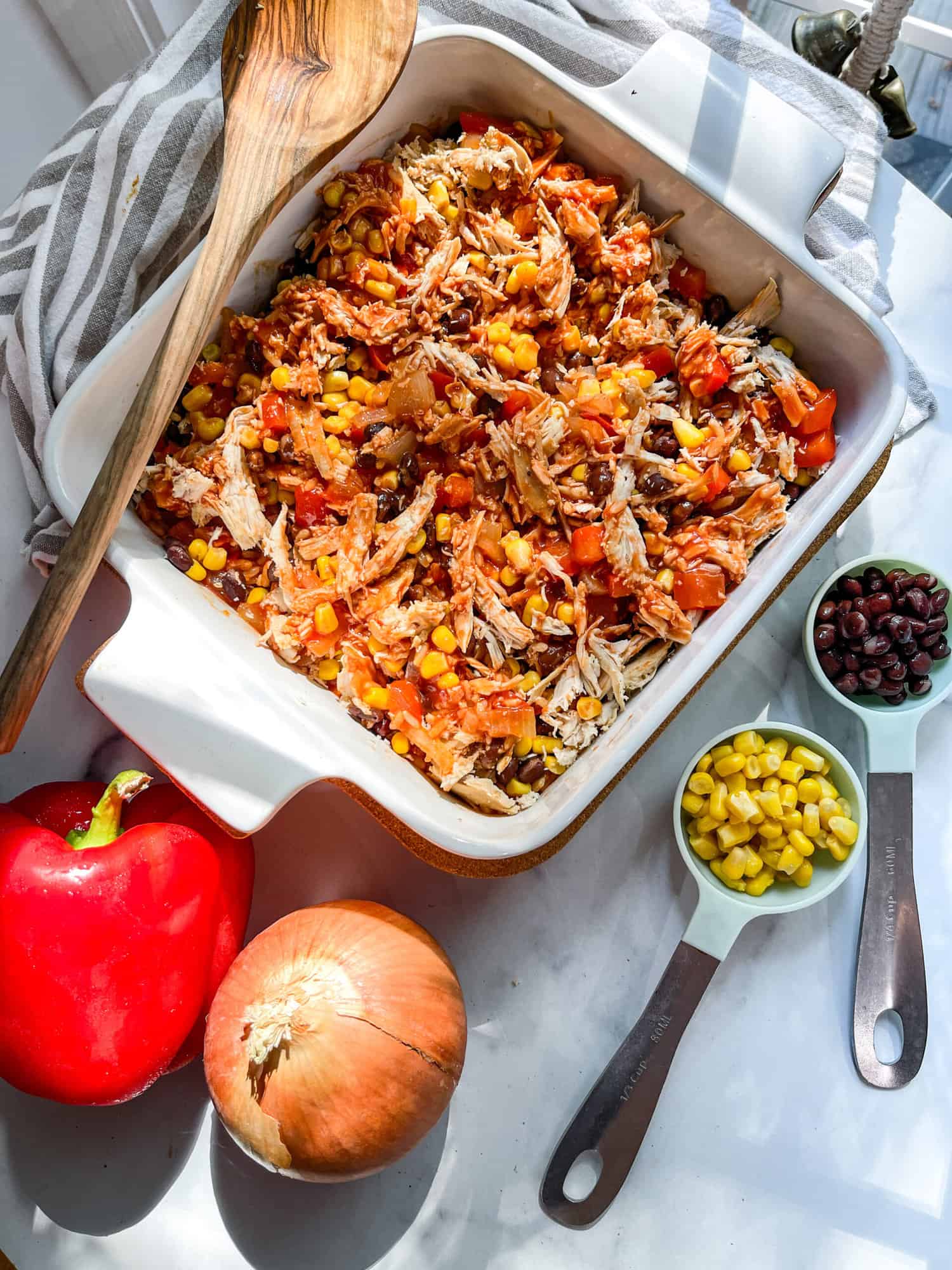 gluten-free-chicken-taco-rice-casserole