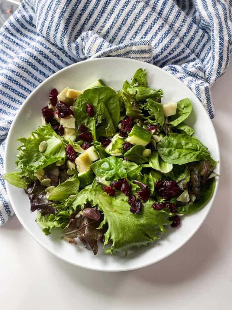 vegan fall harvest salad