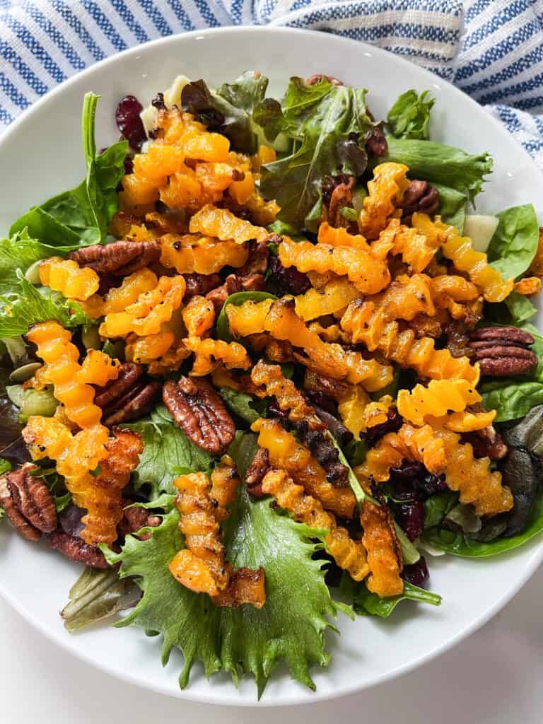 vegan fall harvest salad