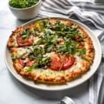 Arugula Pizza with Balsamic Glaze