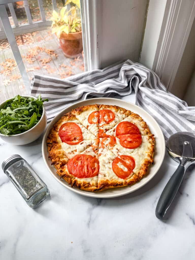 Arugula Pizza with Balsamic Glaze