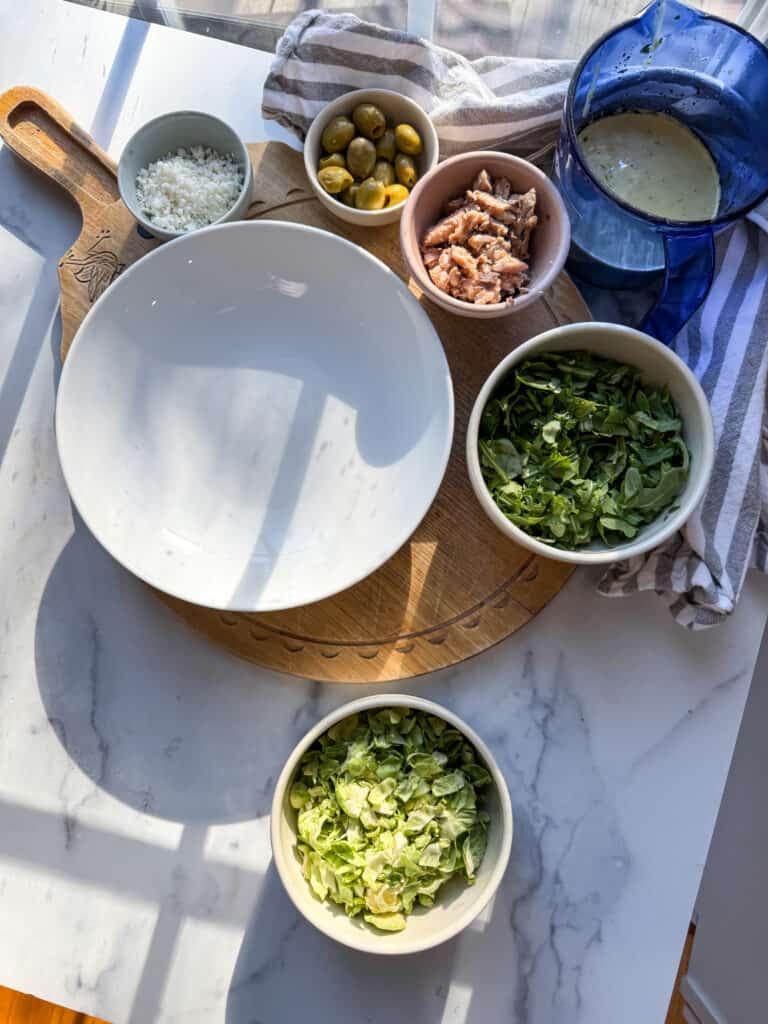 crispy chicken caesar salad