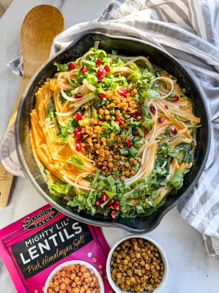 gluten free dairy free coconut curry noodles