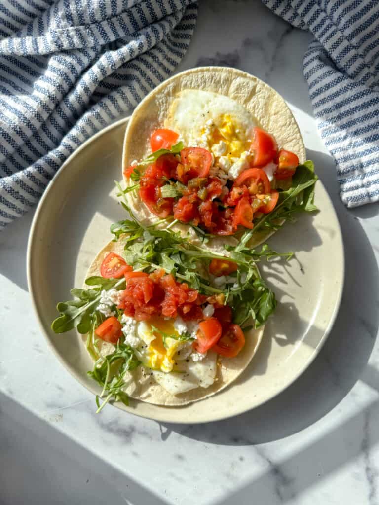 Corn Tortilla Breakfast Tacos