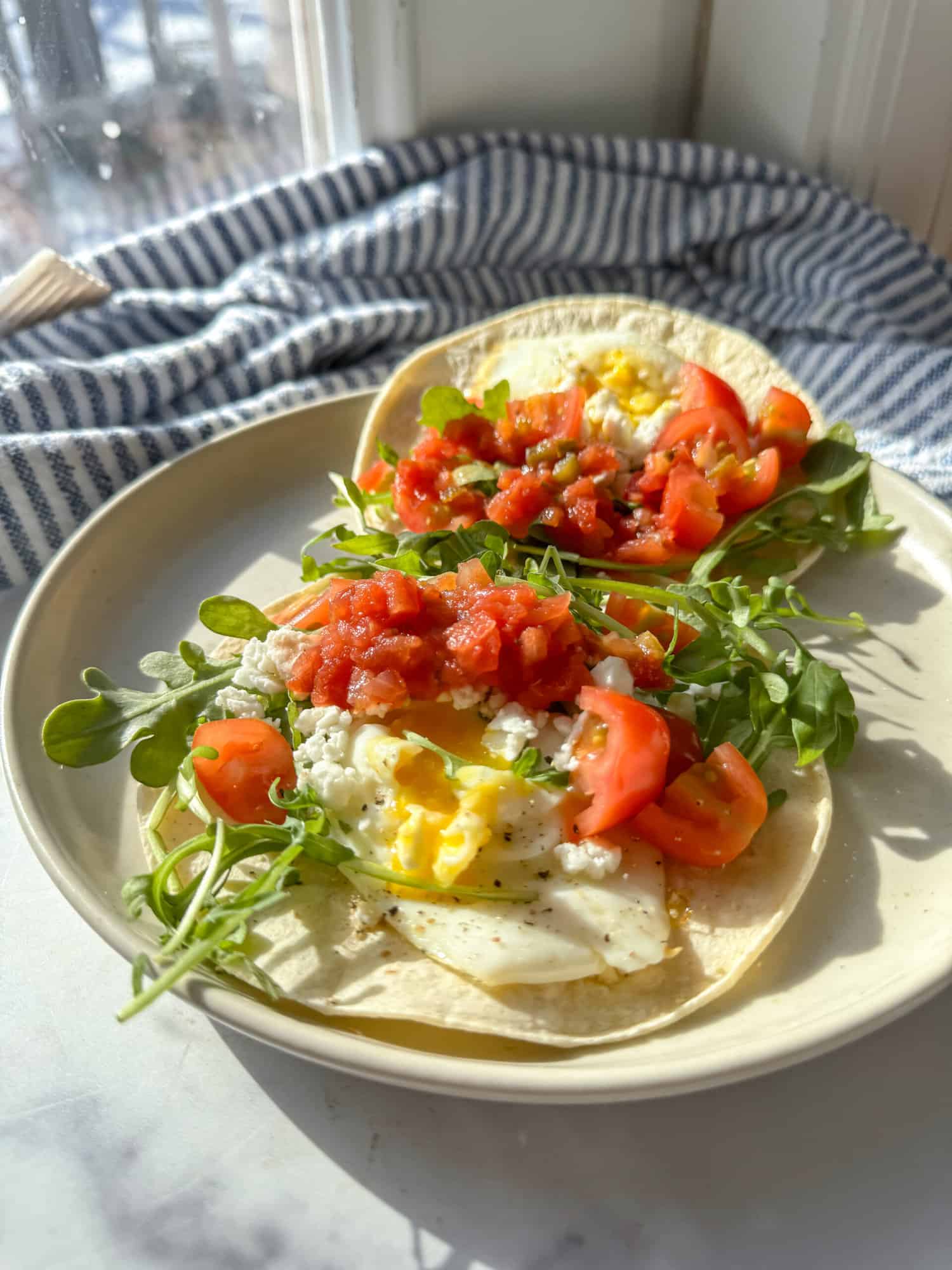 Corn Tortilla Breakfast Tacos (gluten free, dairy free)