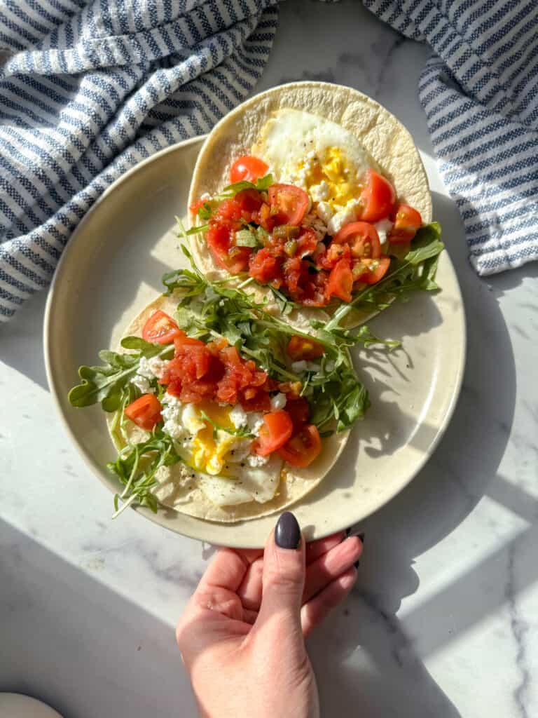 Corn Tortilla Breakfast Tacos