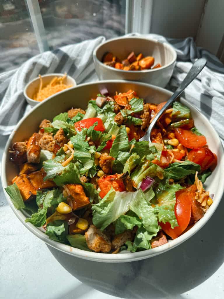 Chicken BBQ Salad Recipe (Gluten Free)
