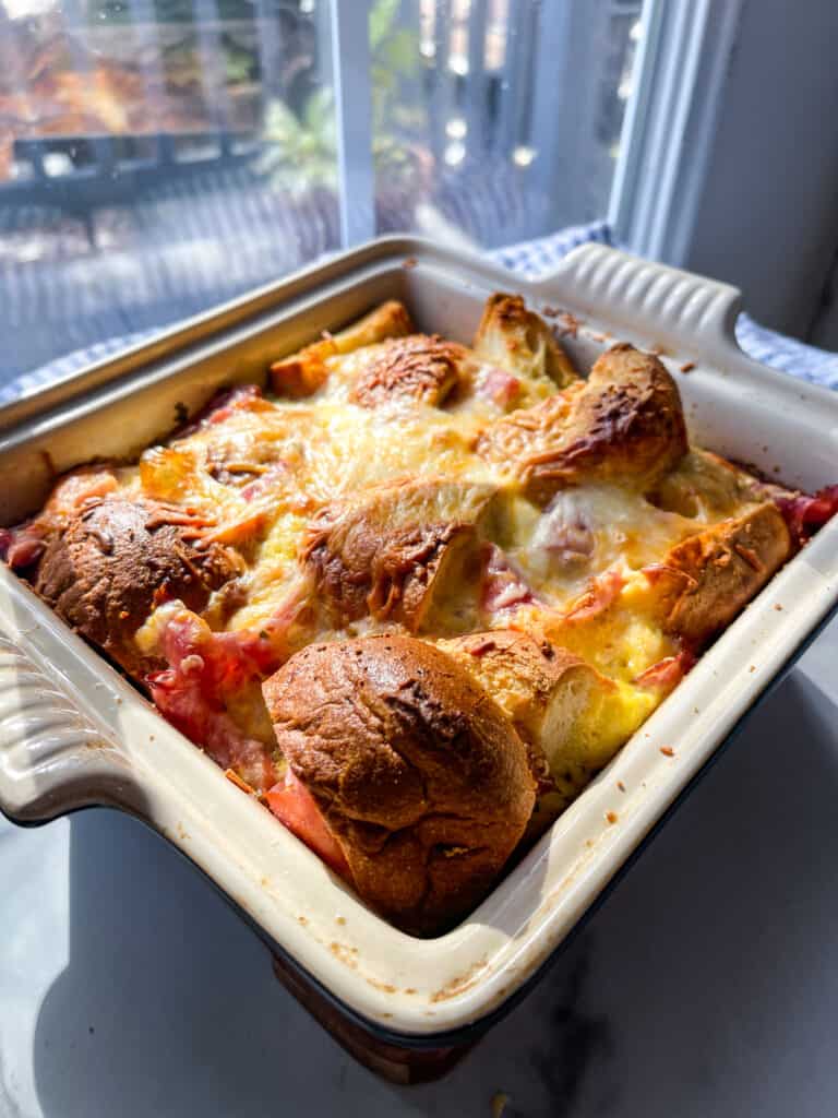 egg bake with ham