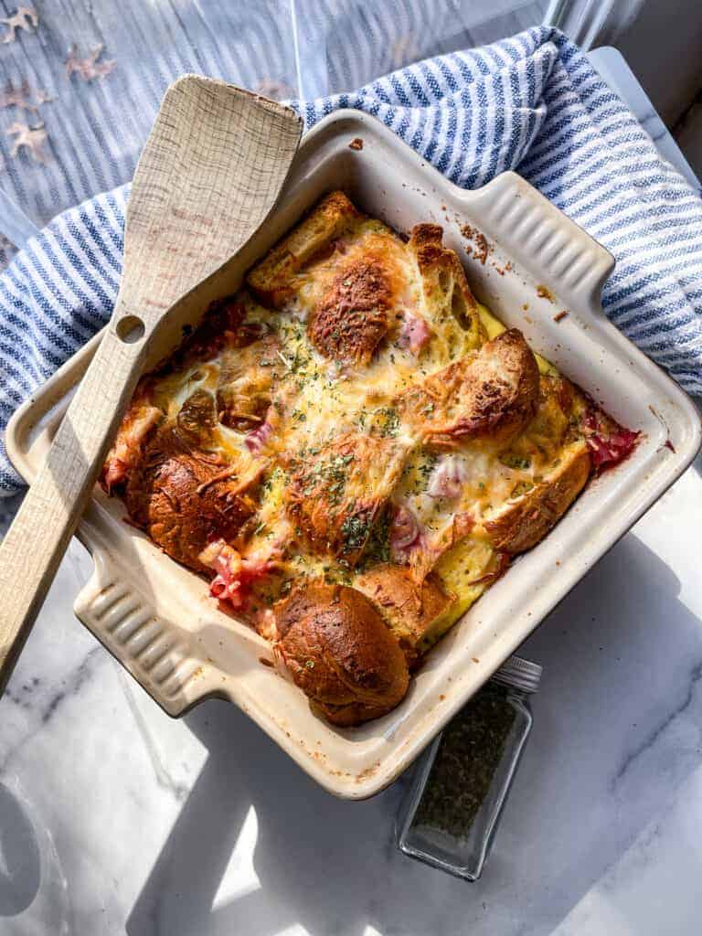 egg bake with ham