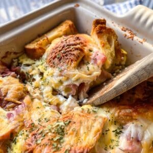 egg bake with ham