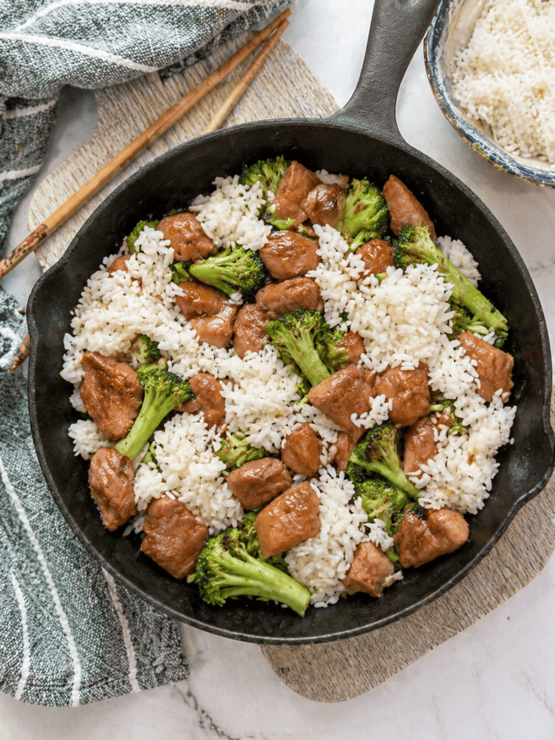 Gluten-Free Teriyaki Chicken in a skillet