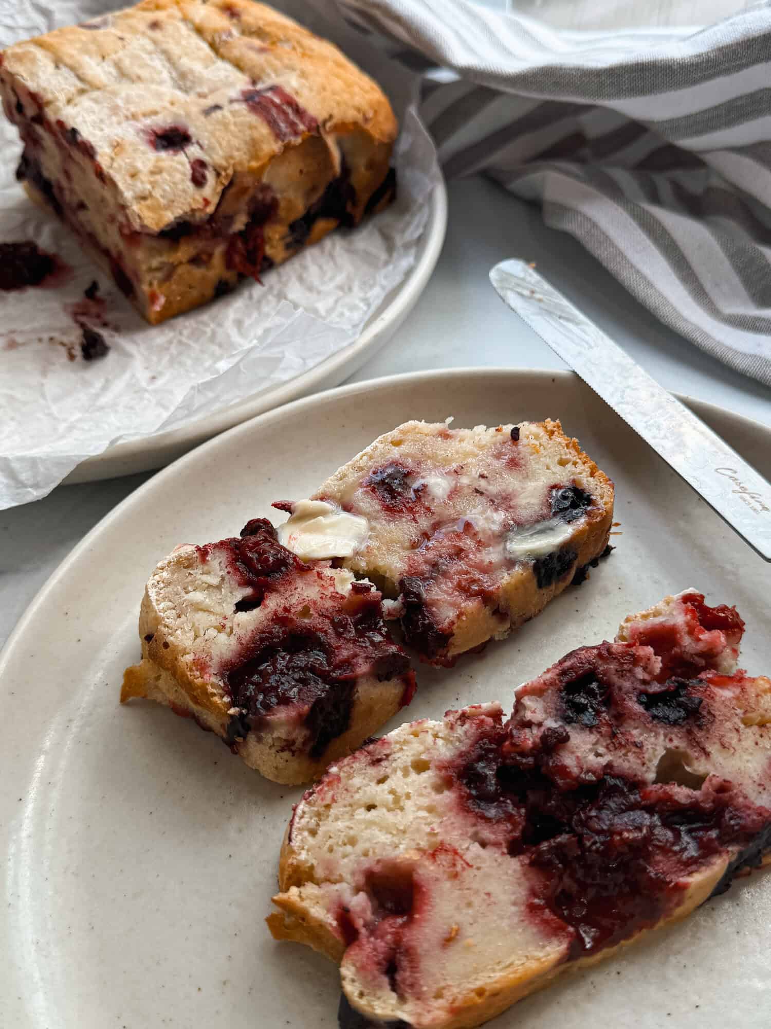 One Bowl Raspberry Lemon Bread Recipe (gluten free)