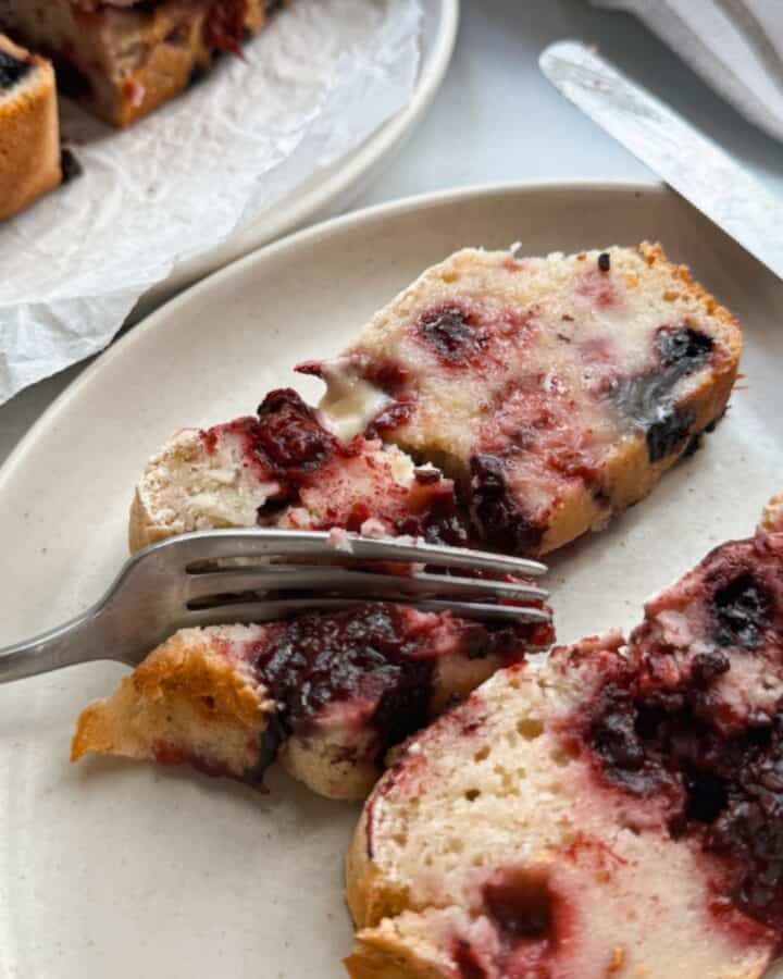 Raspberry Lemon Bread Recipe (gluten free)