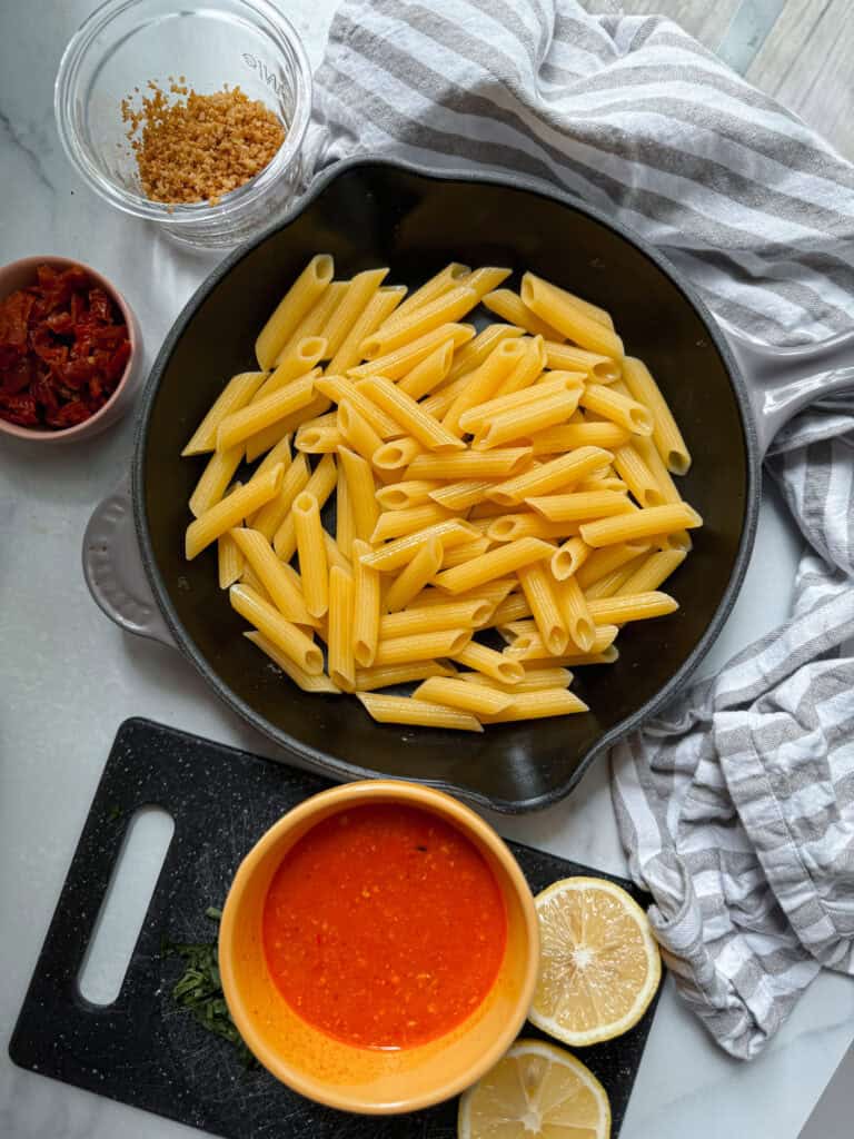 Pasta With Romesco Sauce