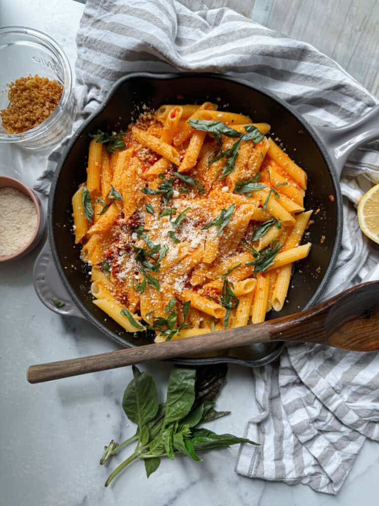 Pasta With Romesco Sauce