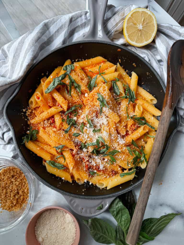 Pasta With Romesco Sauce