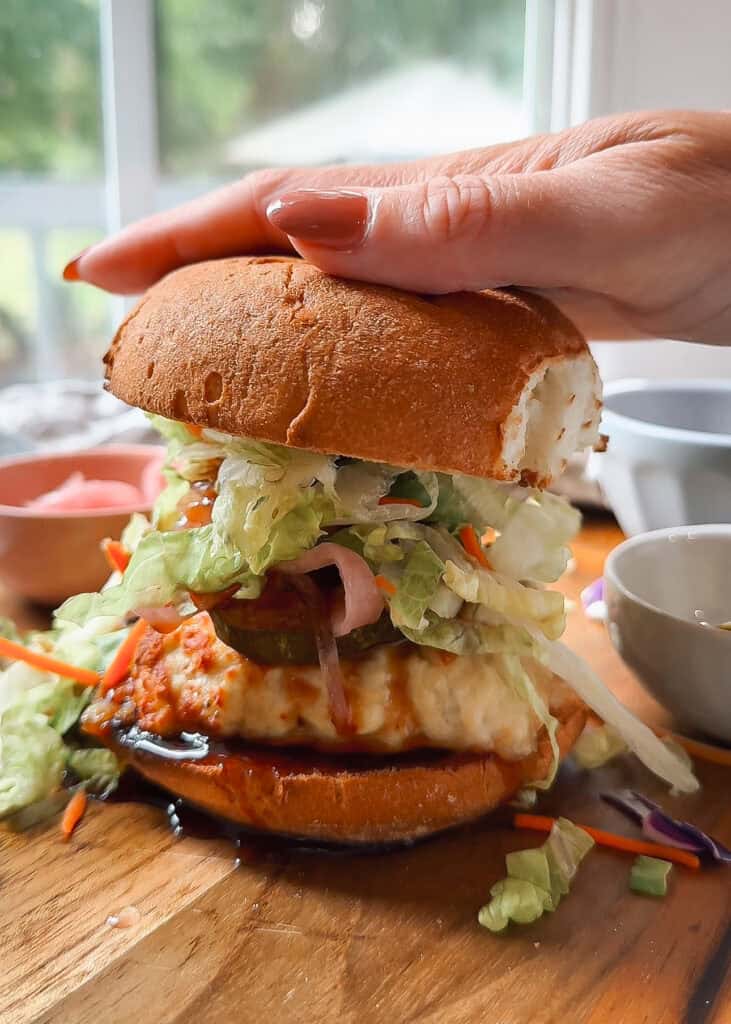 spicy chicken burger