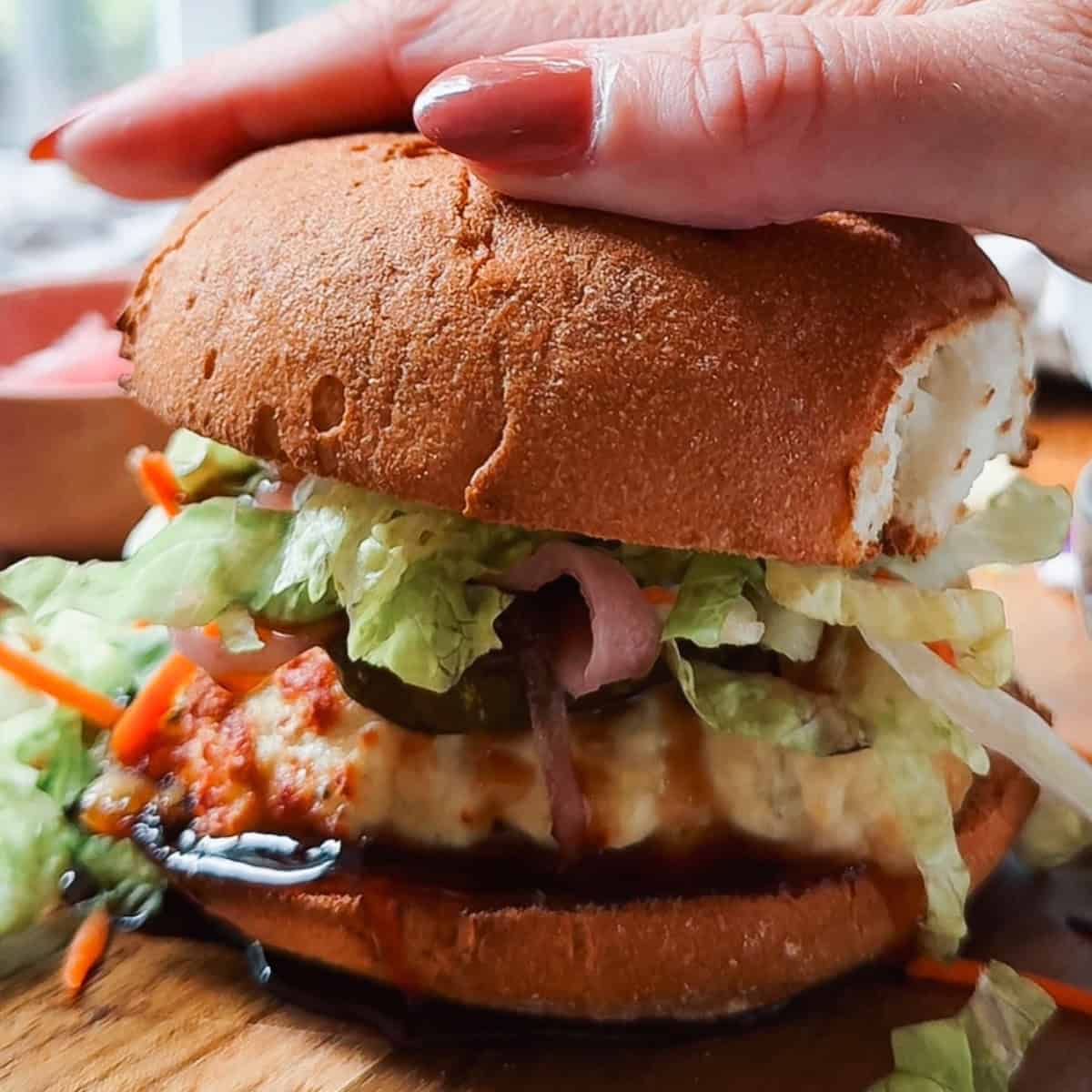 spicy chicken burger