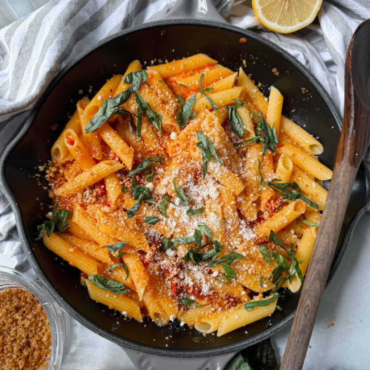 Pasta With Romesco Sauce