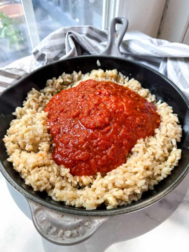 GLUTEN FREE RISOTTO WITH TOMATOES
