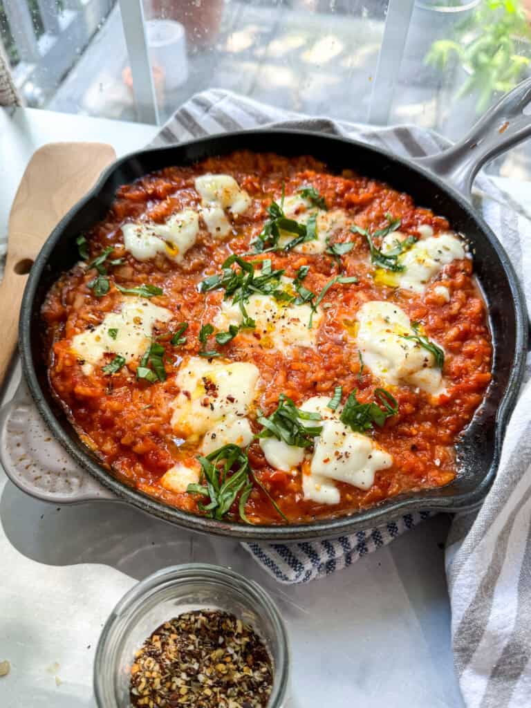 GLUTEN FREE RISOTTO WITH TOMATOES
