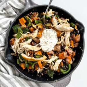 One Pan Chicken Sweet Potato Recipe