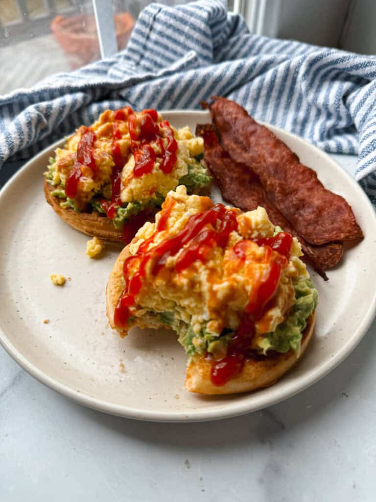 Scrambled Egg Avocado Toast