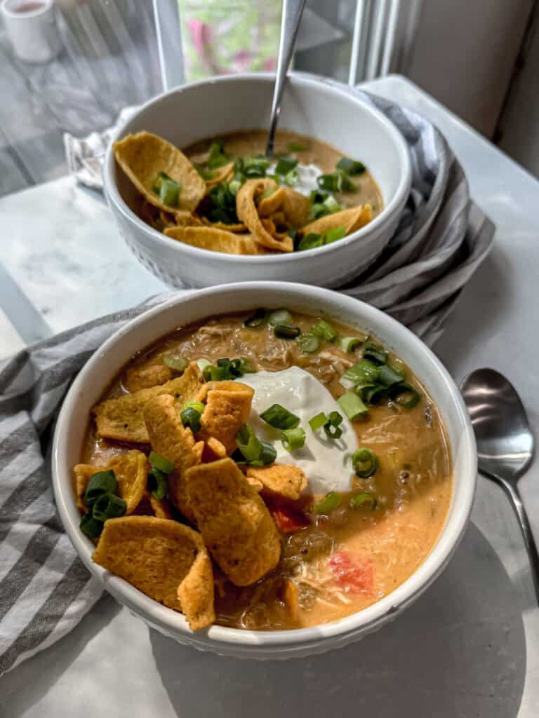 Crockpot White Bean Chili (Gluten Free)