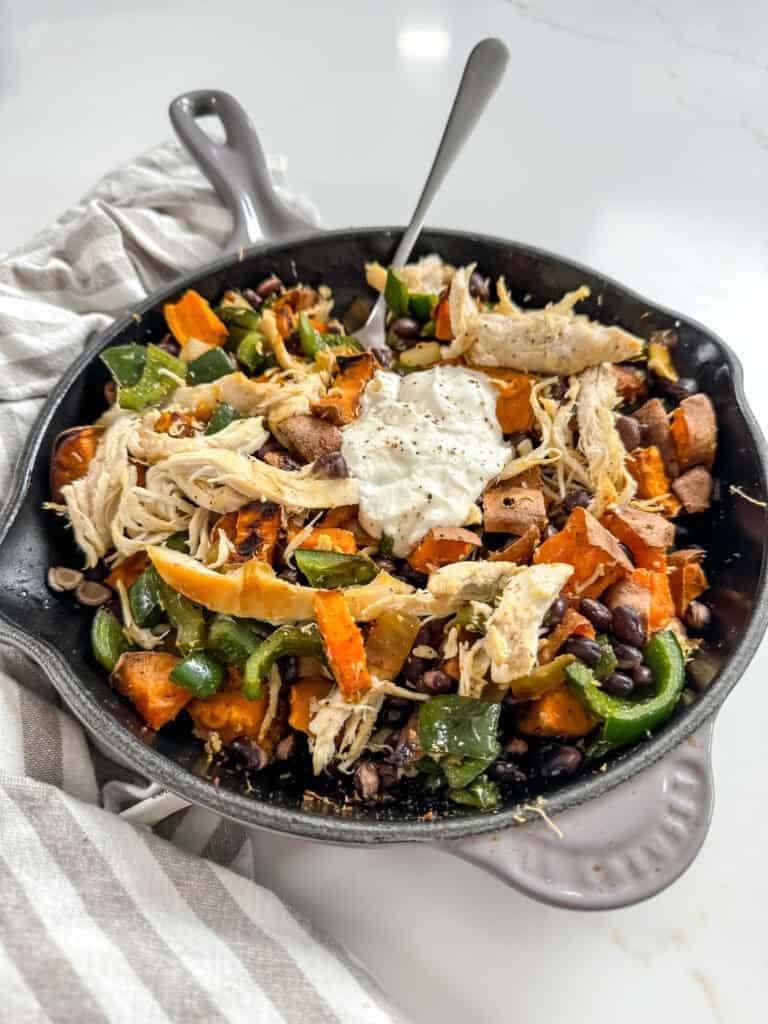 One Pan Chicken Sweet Potato Recipe